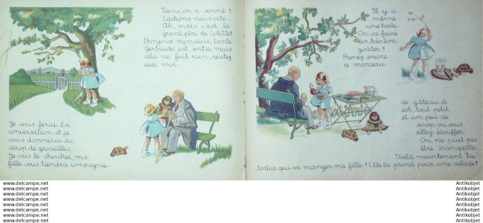 Bibiche chez tante Gertrude (Blanchard) Eo 1947