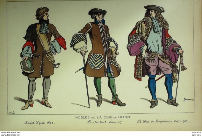 France (32) ROQUELAURE Nobles de la Cour du Duc de la ville en 1684