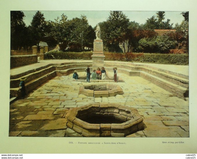 France (56) Ste ANNE D'AURAY Fontaine