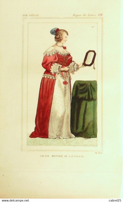 Motier Louise De Lafayette Louis Xiii- 17ème 1852