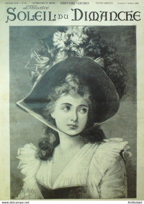 Soleil Du Dimanche 1899 N°40 Richter Luxembourg Delorme Poèmes Et Marguerite