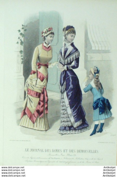 Journal des Dames Demoiselles 1880 # 1715 (Maison Plument)