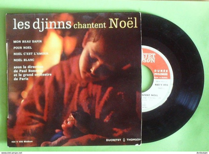 Les Djinns 45T EP Mon beau sapin 1961