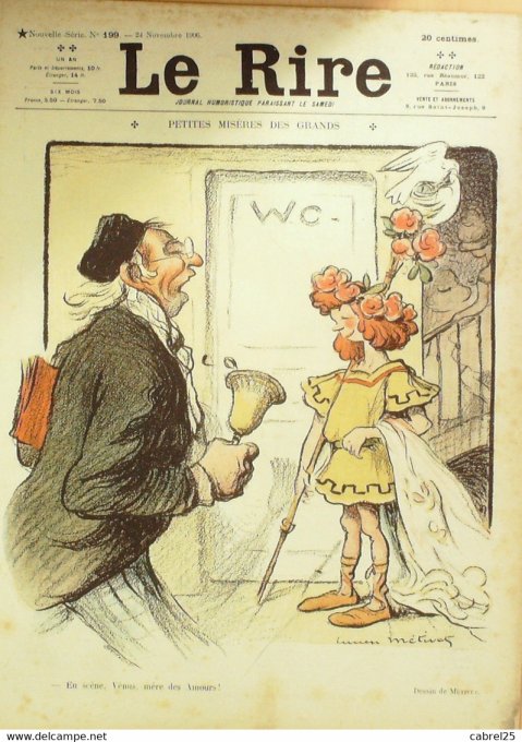 Le Rire 1906 n°199 Métivet Weiluc Guillaume Dumas Monvel Losques Dangon Testevuide