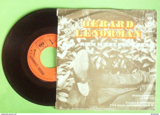 Lenorman Gérard 45T SP Rien n'est plus beau 1971