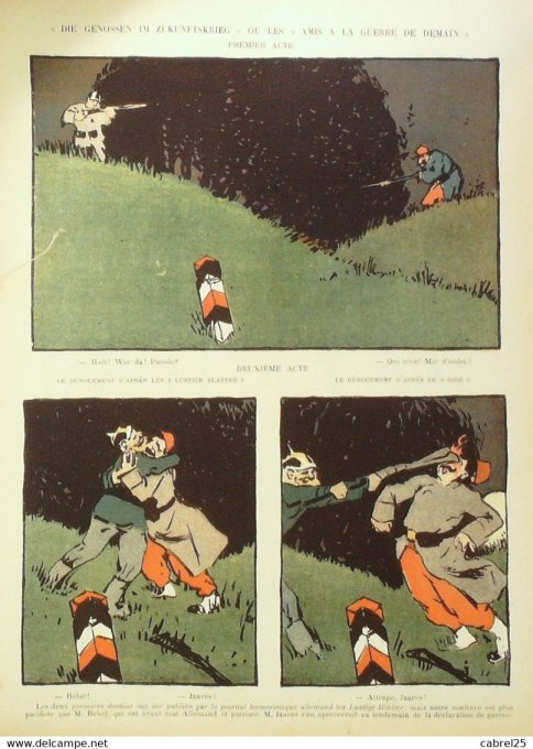 Le Rire 1906 n°199 Métivet Weiluc Guillaume Dumas Monvel Losques Dangon Testevuide