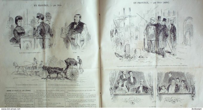 Le Journal Amusant 1870 #  761 Menus propos des bords de la Seine par Lalosse