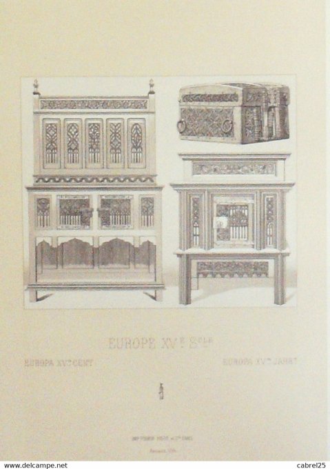 Objet Buffet flamand autel meuble bas coffre