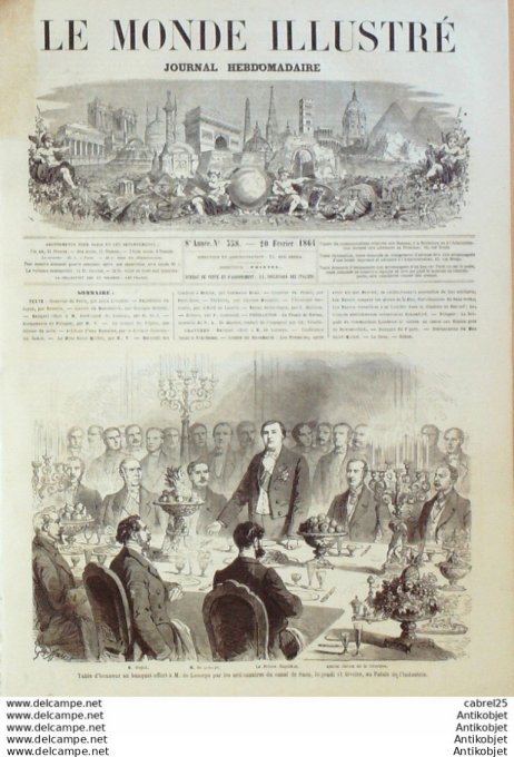 Le Monde illustré 1864 n°358 Danemark Danewerke Bustorf Lituanie Nowogrodeck Mont St Michel (50)