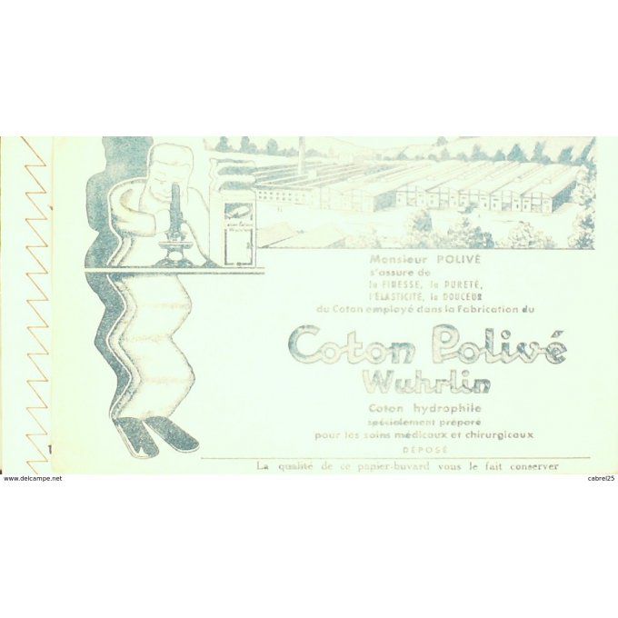 Buvard POLIVE WUHRLIN Pharmacie