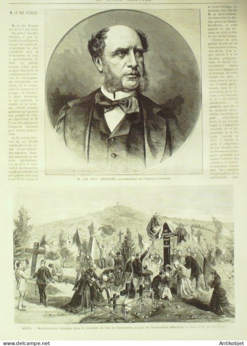 Le Monde illustré 1873 n°859 Pays-Bas Brielle Metz (57) Espagne Cartagène Tuilerires démolition