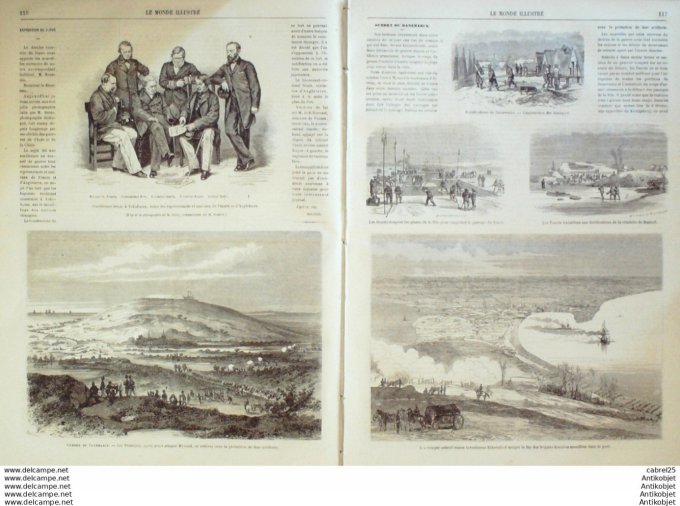 Le Monde illustré 1864 n°358 Danemark Danewerke Bustorf Lituanie Nowogrodeck Mont St Michel (50)