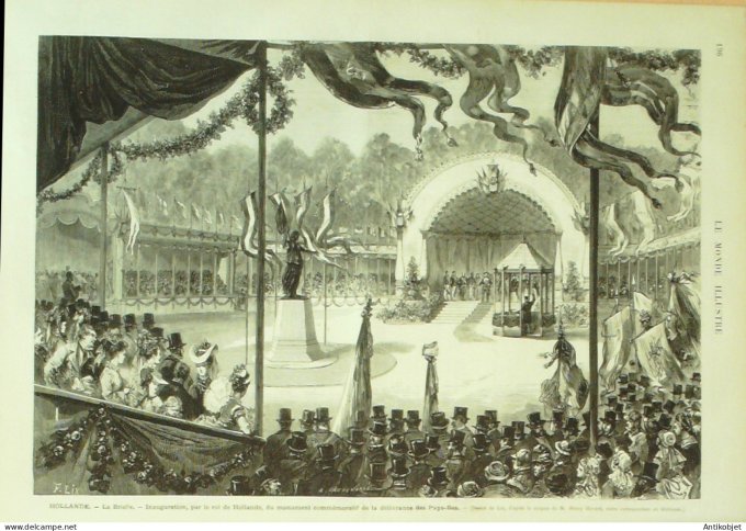 Le Monde illustré 1873 n°859 Pays-Bas Brielle Metz (57) Espagne Cartagène Tuilerires démolition