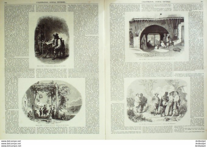 L'Illustration 1849 n°332 Algérie ALGER TENIET El HAD CHARTRES (28)