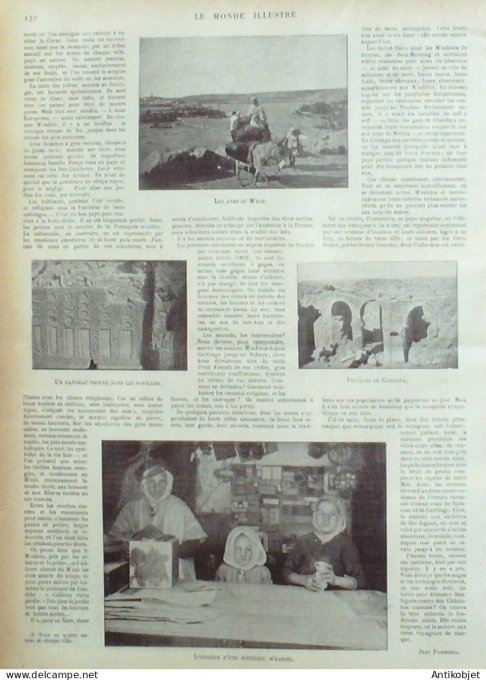 Le Monde illustré 1899 n°2211 Juvisy (91) Algérie Mélika M'zab Ain-Salah Cedrata Chantilly (60)