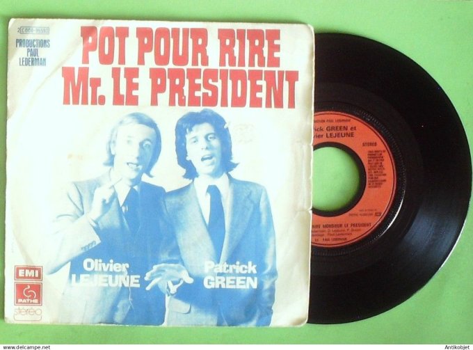 Lejeune Olivier & Green Patrick 45T SP Mr le Président 1974