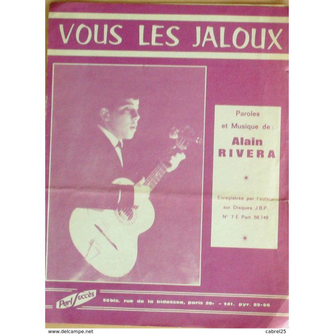 Rivera Alain Vous Les Jaloux 1956