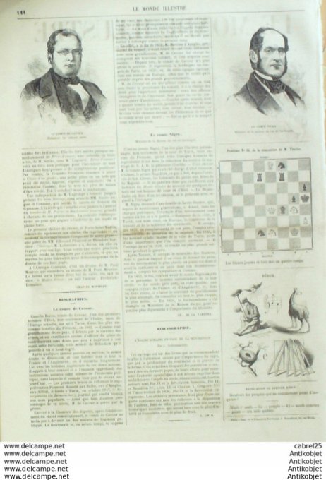 Le Monde illustré 1859 n° 98 Italie Rome Sardaigne Allemagne Kehl Saint-Honorat (06)