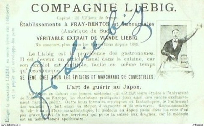 Chromo Liebig Sang  719 L'Art de guerir II (1903)