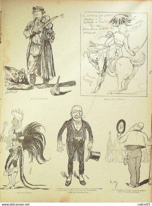 Le Rire 1897 n°142 Léandre Guydo Rabier Métivet Delaw Sem Eloy Vincent