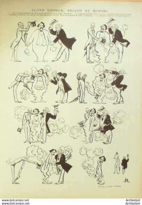 Le Rire 1921-10-29 # 143 Journal humoristique Ed.Originale Lloyd George