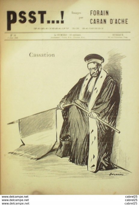 PSST 1898 n°10-Caran d'Ache,Forain-CORBEAU ROBIN