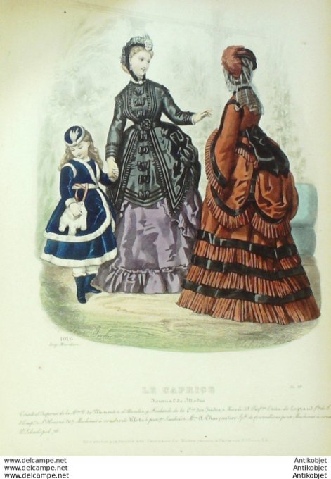 Le Caprice 1874 # 1016 (Maison Plumeul)