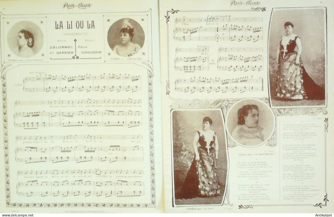 Paris qui chante 1905 n°154 Thérésa numéro Spécial