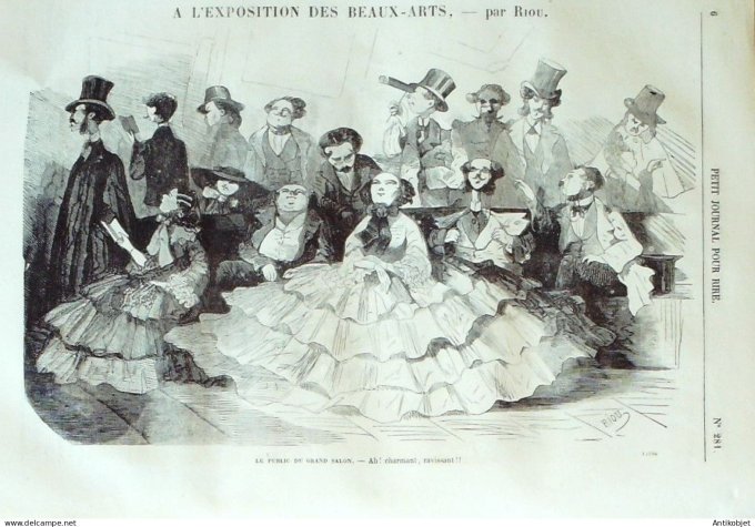 Petit journal pour Rire 1860 # 281 Canicule Grevin