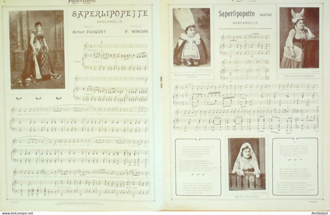 Paris qui chante 1905 n°154 Thérésa numéro Spécial