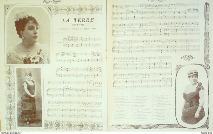 Paris qui chante 1905 n°154 Thérésa numéro Spécial