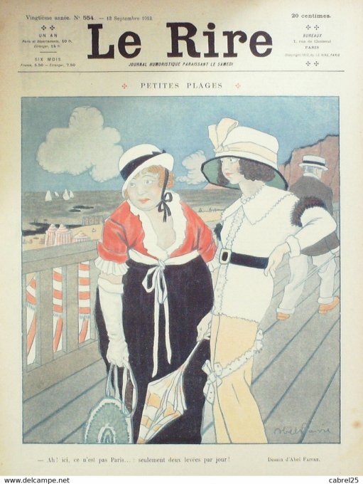 Le Rire 1913 n°554 Faivre Pierlis Léonnec Mirande Garrine Métivet Radiguet Nollat