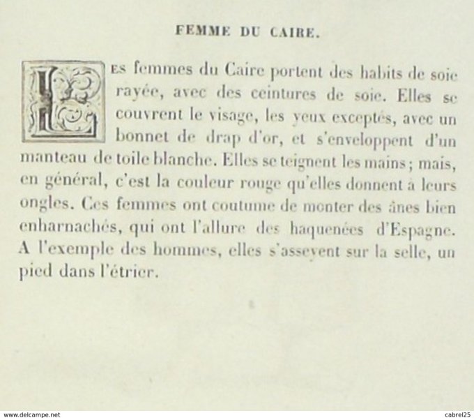 Egypte CAIRE Egyptienne 1859