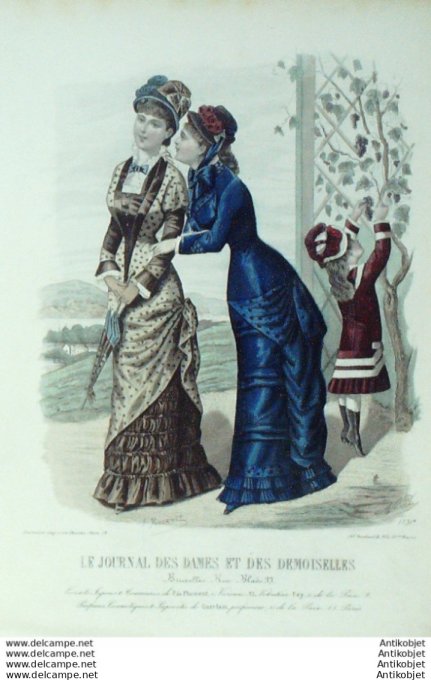 Journal des Dames Demoiselles 1880 # 1731 (Maison Plument)