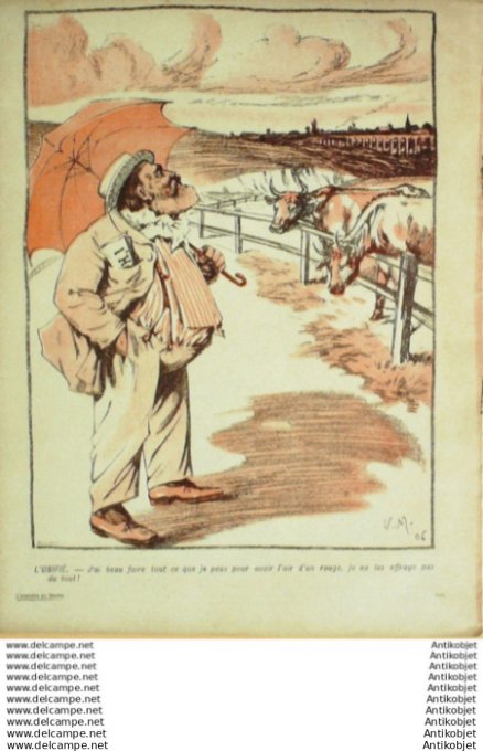 L'Assiette au beurre 1906 # 271 Rouges et jaunes Muller