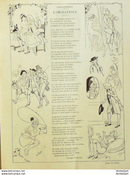 Le Rire 1921-06-11 # 123 Journal humoristique Ed.Originale Phenomenes L'imitarrice