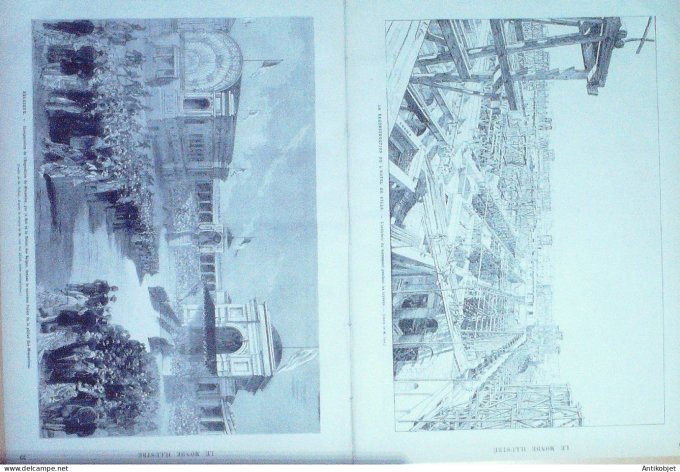 Le Monde illustré 1880 n°1215 Bruxelles Souverains Vésinet (78) Vésinet (78) orphelins d'Alsace-Lorr