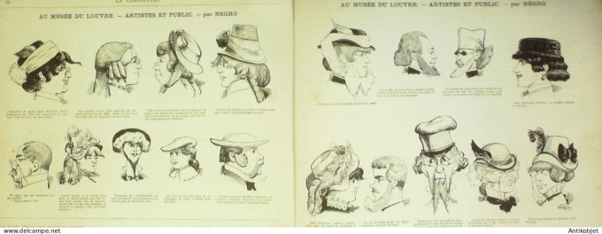 La Caricature 1882 #112 Costumes du Monde Robida jours gras Draner la Guinée Gino