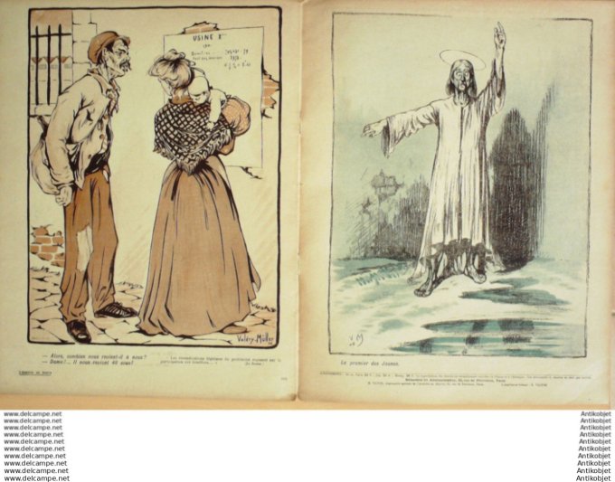 L'Assiette au beurre 1906 # 271 Rouges et jaunes Muller