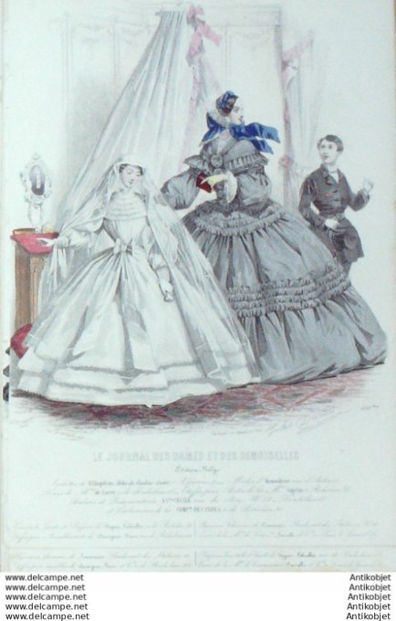 Journal des Dames Demoiselles 1859 # 556b (Maison Gagelin)