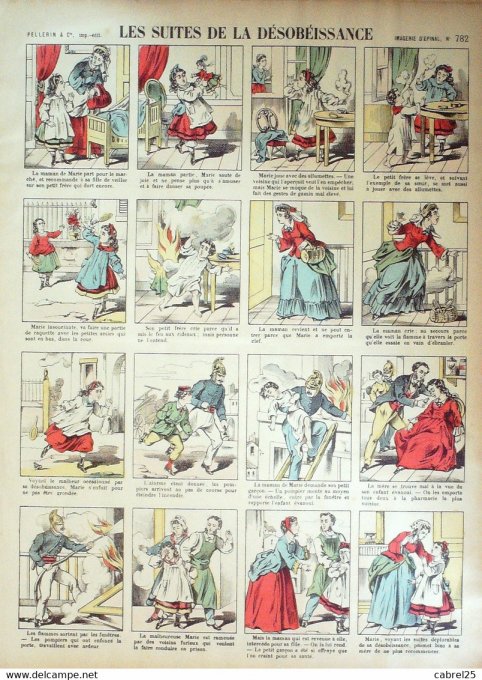 Les Suites  de La Desobeissance (Pellerin d'epinal)