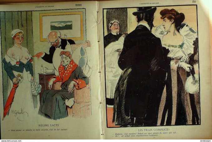 L'Assiette au beurre 1902 #  47 La vision de Hugo Steinlen