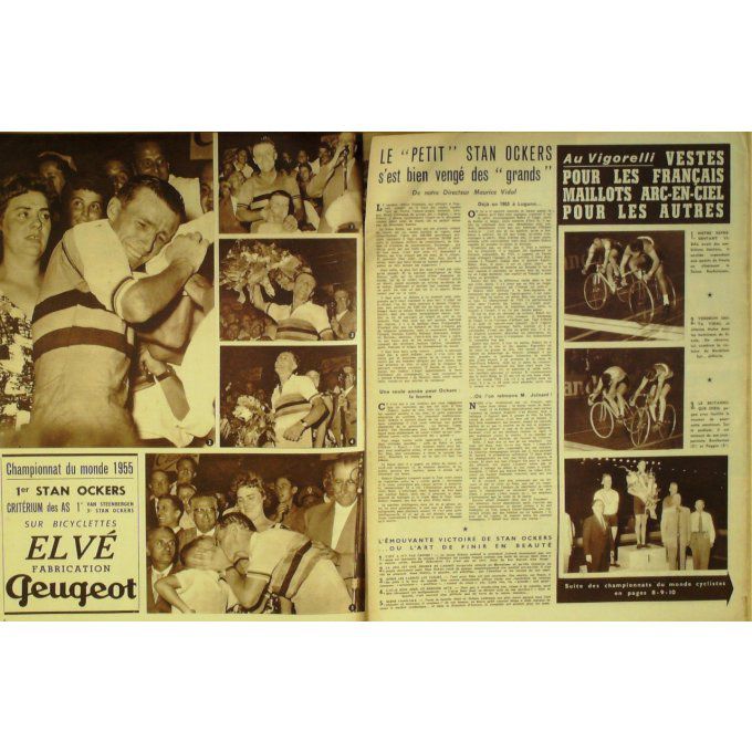Miroir Sprint 1955 #  482 5 Juin Vigore Lli Ockers Sillon Oweel Cohen Vidal Goullieux