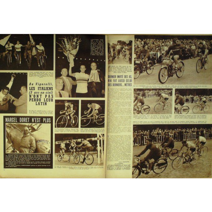 Miroir Sprint 1955 #  482 5 Juin Vigore Lli Ockers Sillon Oweel Cohen Vidal Goullieux