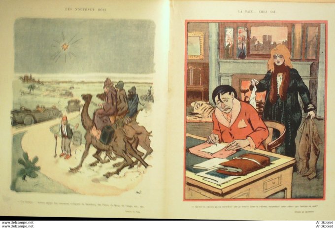 Le Rire 1920-01-10 #  54 Journal humoristique Ed.Originale Nouveaux Rois