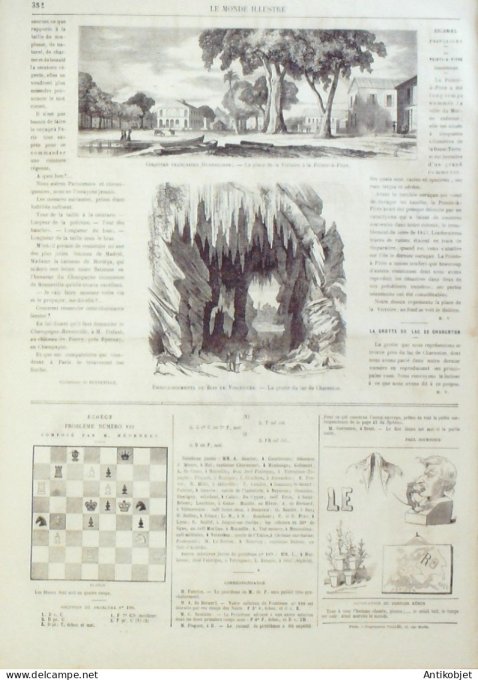 Le Monde illustré 1865 n°450 Charenton (94) Pierrefonds (60) Brésil Rio De Janeiro Corcovado Pointe-