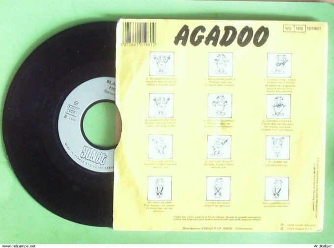 Black Lace 45T SP Agadoo 1984