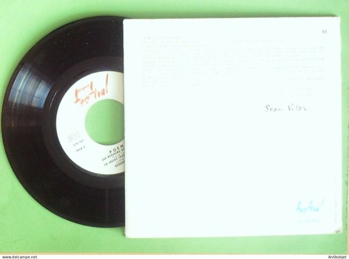 Philippe Gérard 45T EP Poèmes 1964