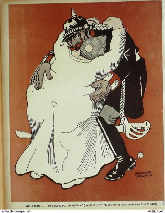 L'Assiette au beurre 1907 # 309 La guerre du Pape Grandjouan