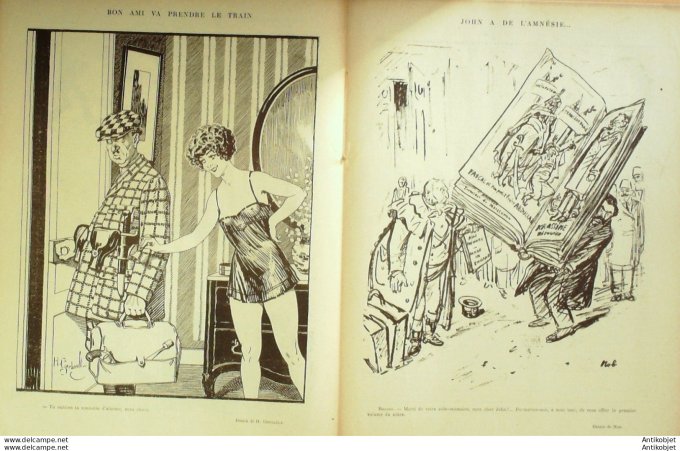 Le Rire 1921-11-26 # 147 Journal humoristique Ed.Originale La France reconstruit
